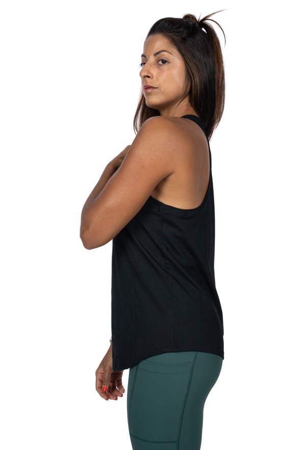 LuxeSoft Tank Top – Black