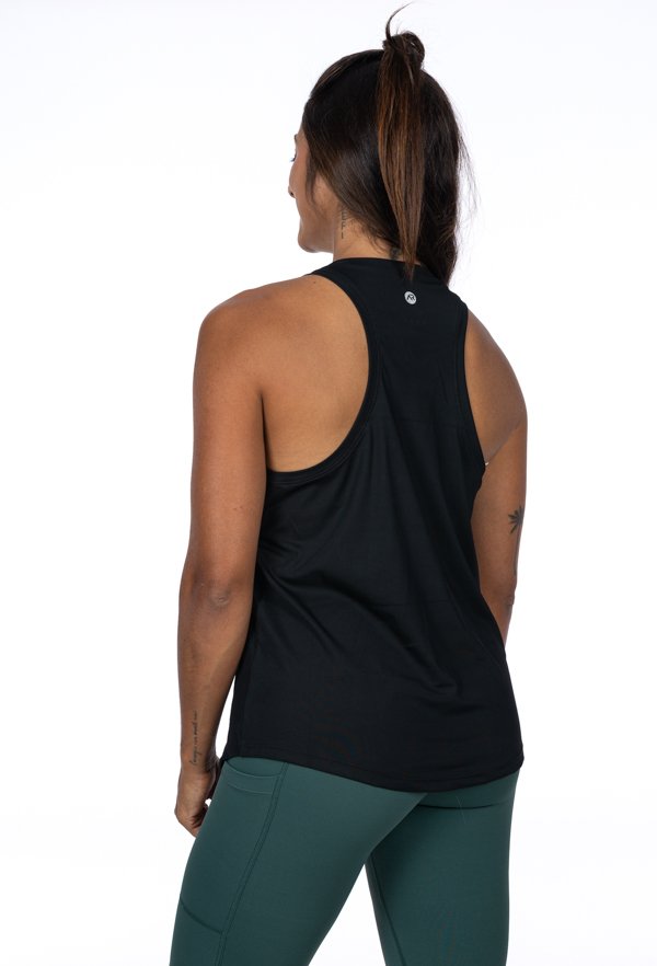 LuxeSoft Tank Top – Black